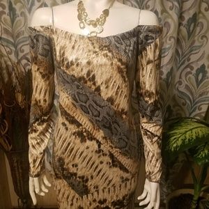 Off the shoulder dress